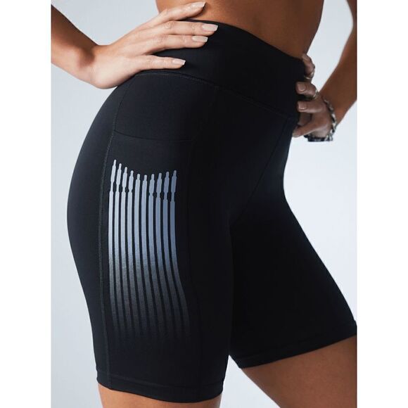 SAVAGE X FENTY 3X Band-It High-Waist Bike Shorts - Picture 1 of 12